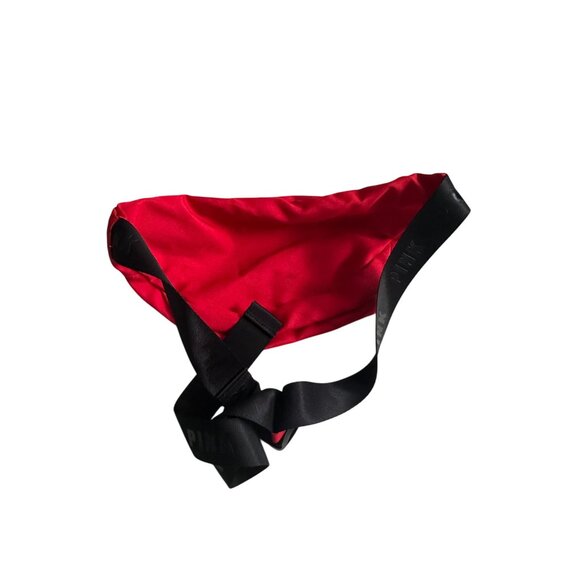PINK VICTORIAS SECRET Red Fanny Pack Waist Bag NEW NWOT - Picture 3 of 6